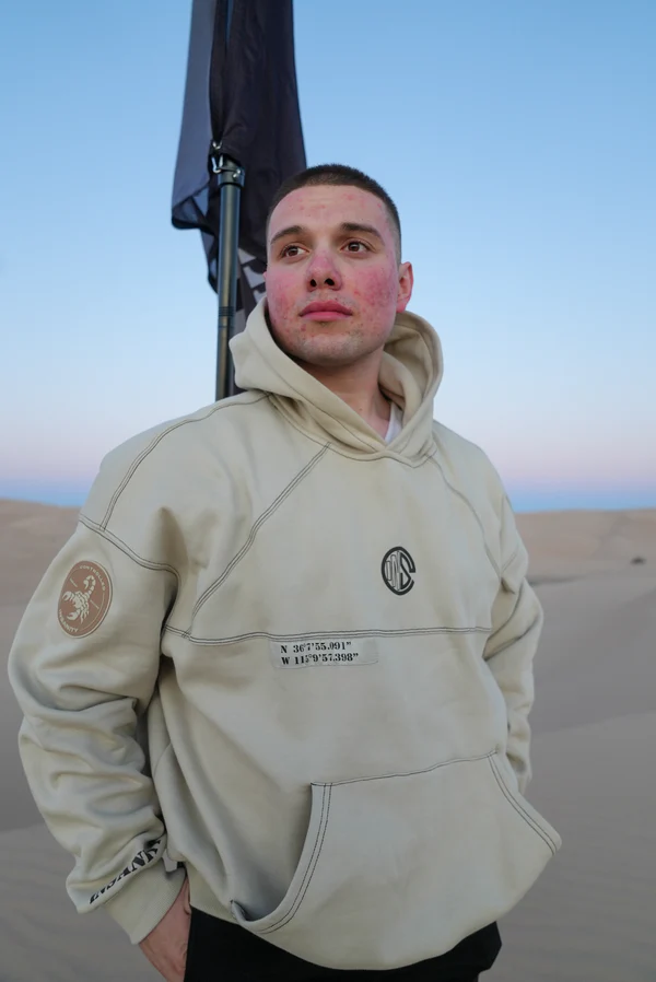 Beige Tactical Scorpion Hoodie Beige Tactical Scorpion Hoodie