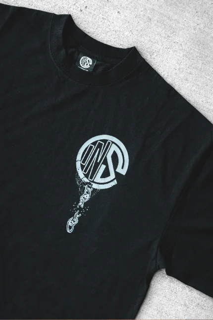 Black FIF Chained Tee (3)