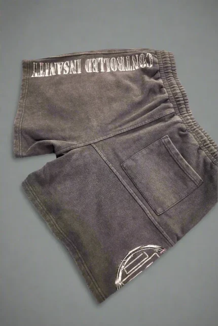 Blackout Stone Washed Shorts (1)