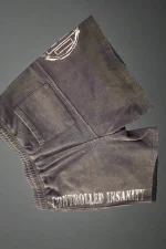 Blackout Stone Washed Shorts (2)