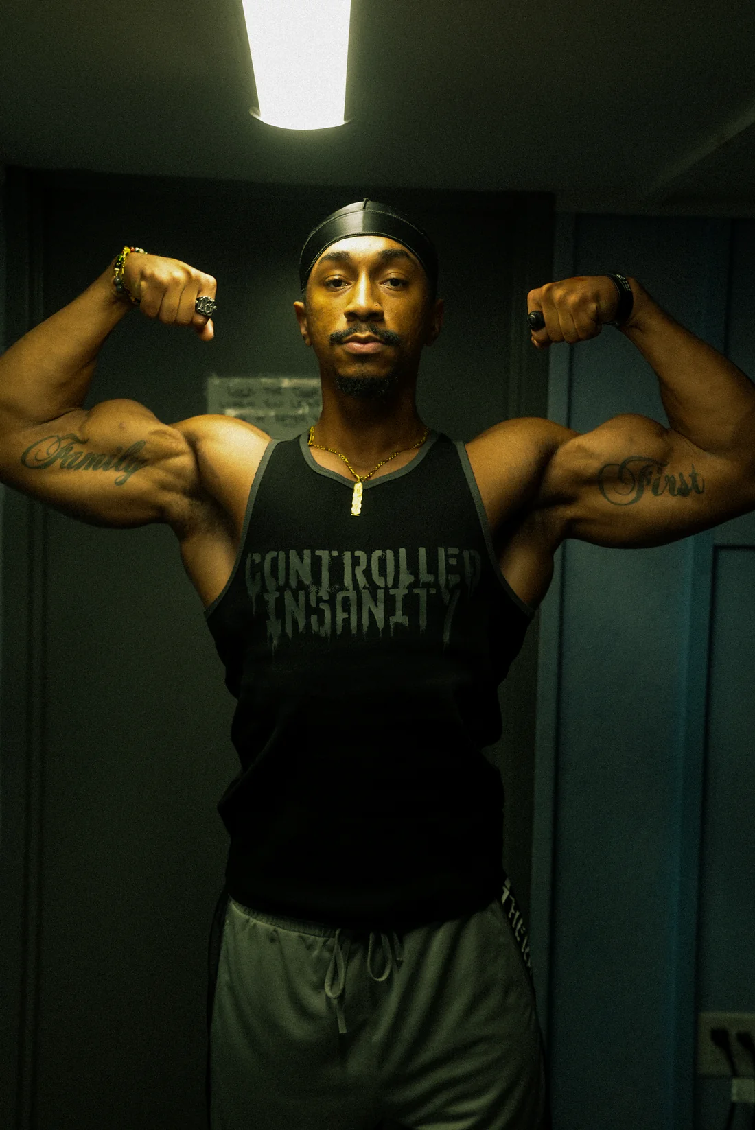 Carbon Black Iron Therapy Heavyweight Tank Top Carbon Black Iron Therapy Heavyweight Tank Top