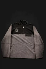 Gunmetal Gray Suede Quarter zip (11)