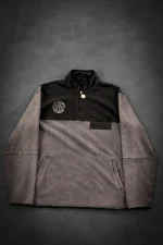 Gunmetal Gray Suede Quarter zip (12)