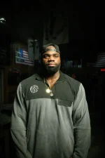 Gunmetal Gray Suede Quarter zip