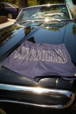 Navy Blue Mesh 3.5 Seam Shorts