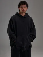 Faded Black Heavyweight Pullover (2)